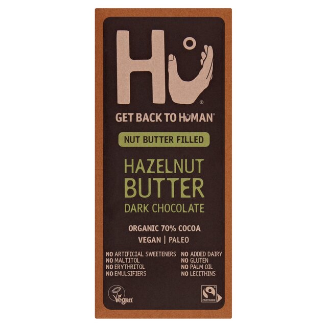 HU KITCHEN HAZELNUT BUTTER DARK CHOCOLATE  BAR 60G