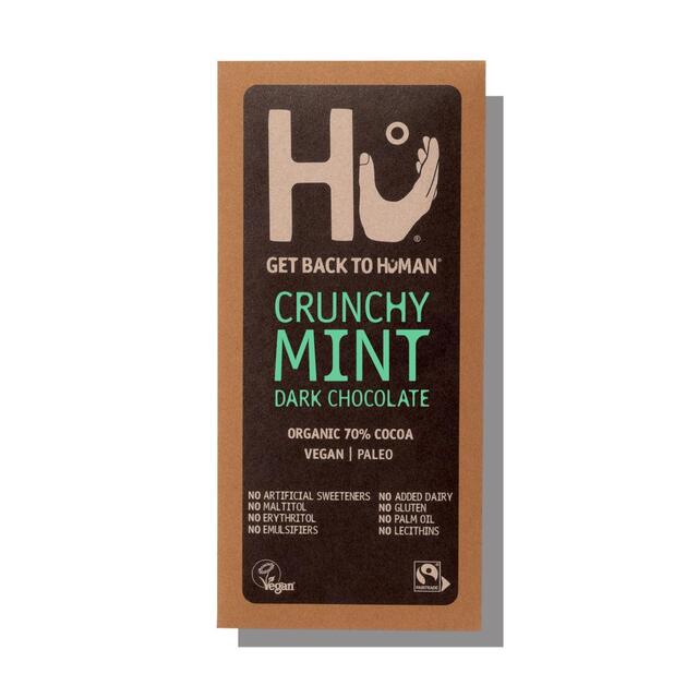 HU KITCHEN CRUNCHY MINT DARK CHOCOLATE BAR 60G