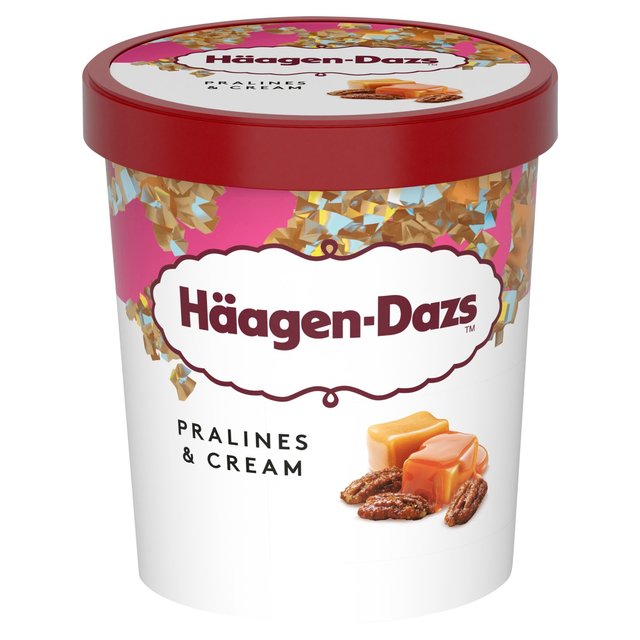 HAAGEN DAZS OBSESSIONS PRALINES & CREAM 460ML