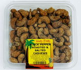 TOOTY FRUITY BLACK PEPPER ROASTED & SALTED CASHEEWS 140G