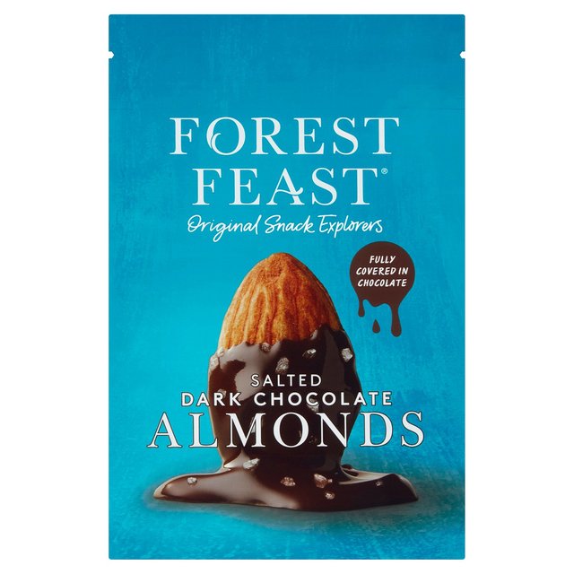 FOREST FEAST DARK CHOCOLATE ALMONDS 120G
