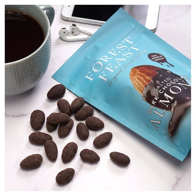 FOREST FEAST DARK CHOCOLATE ALMONDS 120G