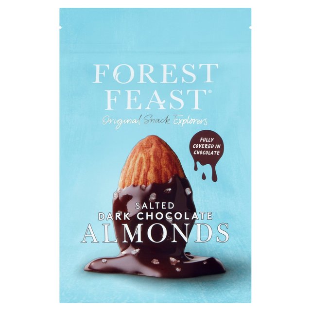 FOREST FEAST DARK CHOCOLATE ALMONDS 120G