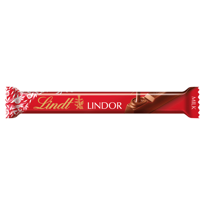 LINDT LINDOR MILK CHOCOLATE BAR 38G