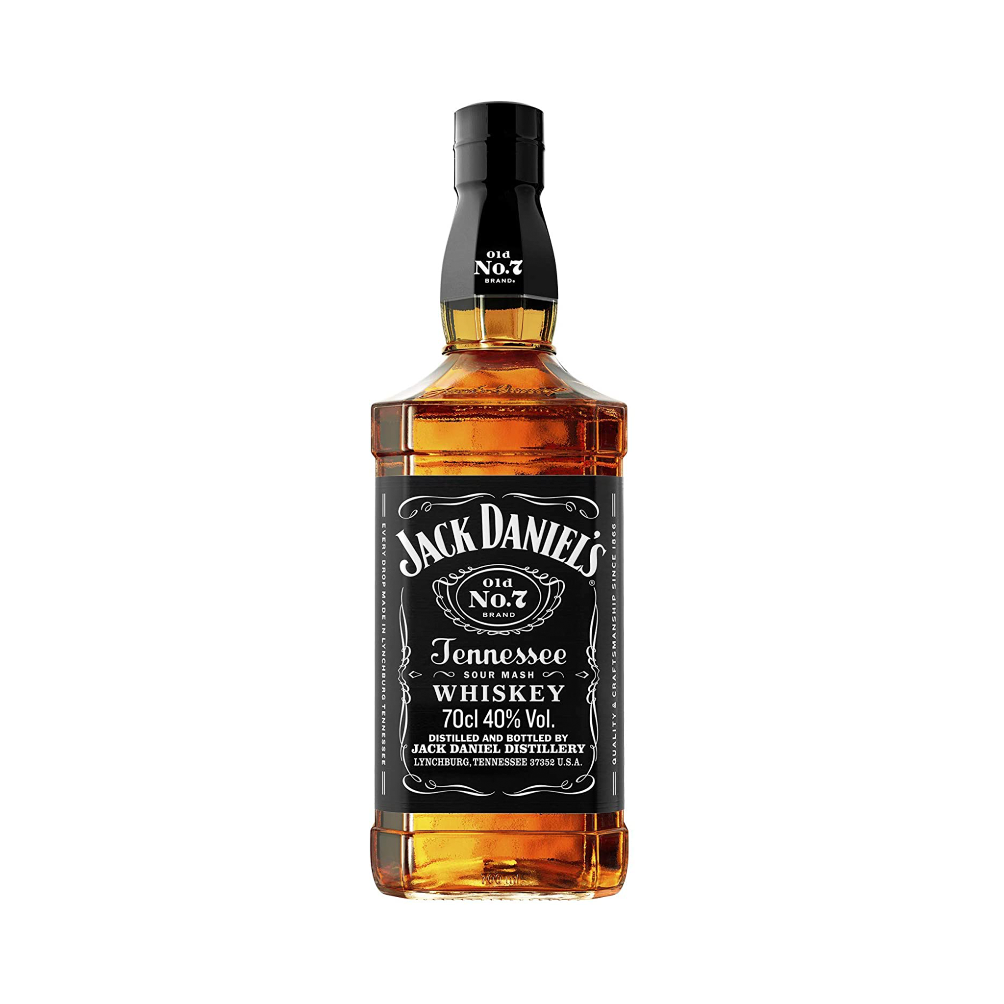 Jack Daniel's Old No.7 Tennessee Whiskey, 70cl