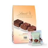 LINDT CHOCO WAFER ASSORTED(DARK,HAZELNUT&MILK CHOCOLATE)138G