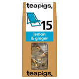 TEAPIGS LEMON & GINGER TEA BAGS 15
