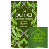 PUKKA SUPREME MATCHA GREEN TEA BAGS 20