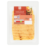 COOP HOT & SPICY CHEDDAR SLICES 130G