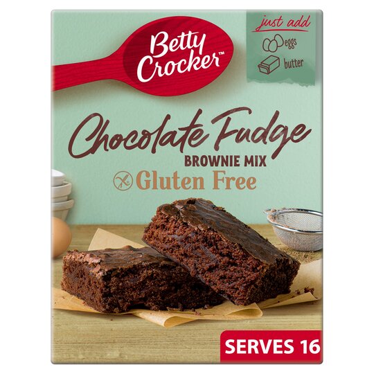 BETTY CROCKER CHOCOLATE FUDGE GLUTEN FREE BROWNIE MIX 415G