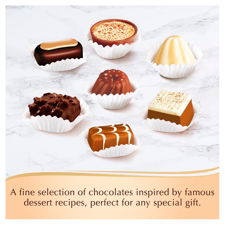 Lindt Creation Dessert, Assorted Chocolate Gift Box, 21 Pieces