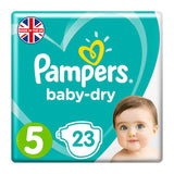 PAMPERS BABY DRY 5 23PK