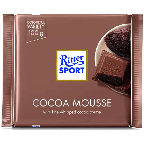 RITTER SPORT COCOA MOUSSE 100G