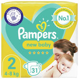 PAMPERS NEW BABY 2 31PK