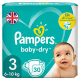 PAMPERS BABY DRY 3 30PK