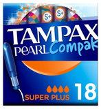 TAMPAX PEARL COMPAK SUPER PLUS 18