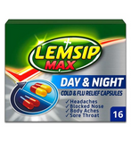 LEMSIP MAX DAY & NIGHT CAPSULES 16