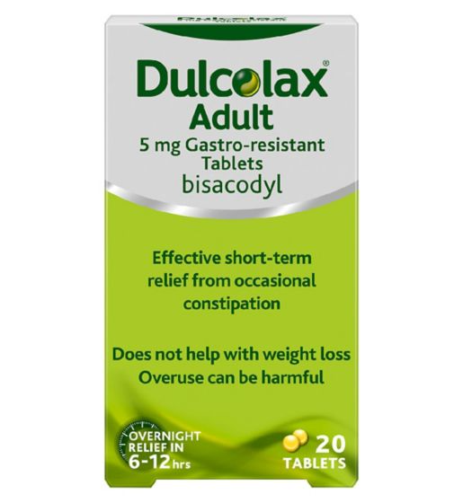 DULCOLAX 5MG GASTRO-RESISTANT TABLETS 20