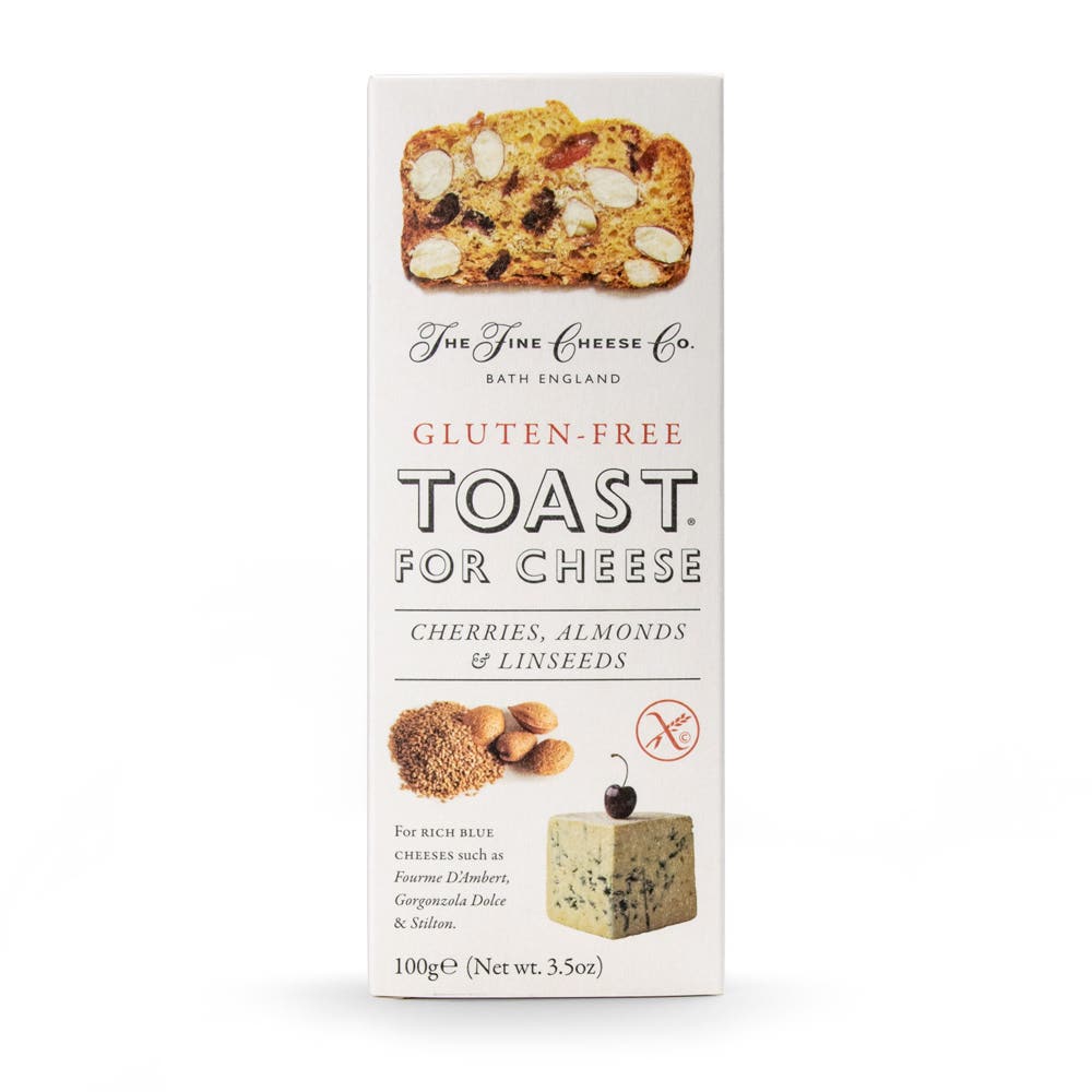 The Fine Cheese Company Toast for Cheese with Cherries, Almonds and Linseed (100g)