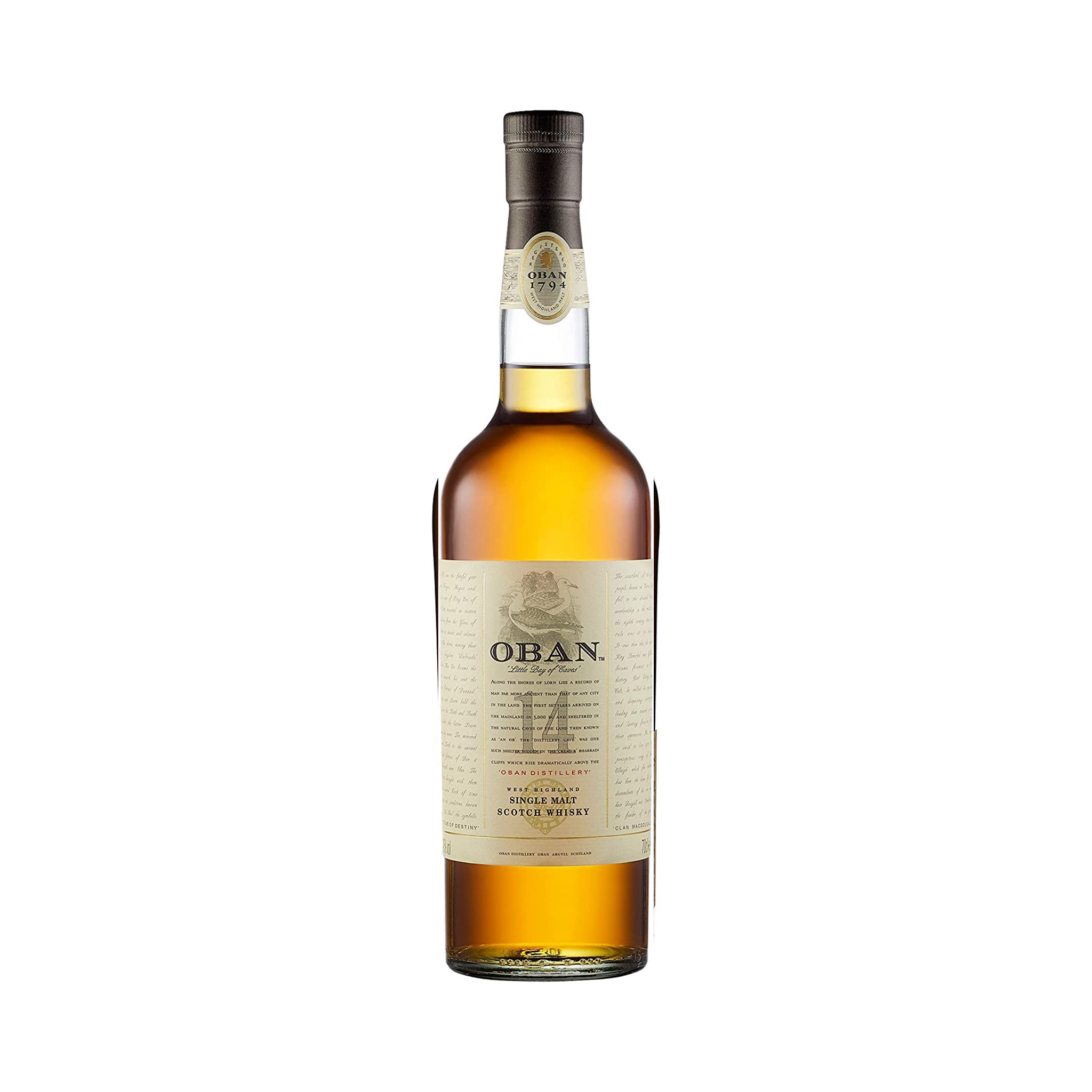 Oban 14 Years Old Single Malt Scotch Whisky, 70cl