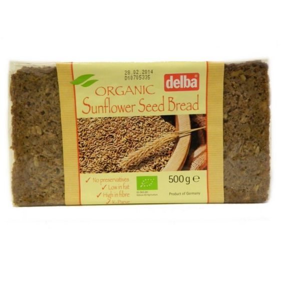 Delba Organic Sunflower Seed Bread (500g)