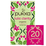 PUKKA TULSI CLARITY TEA BAGS 20