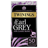 TWININGS EARL GRAY TEA BAGS 50