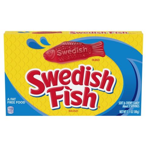 SWEDISH FISH SOFT & CHEWY CANDY 88G